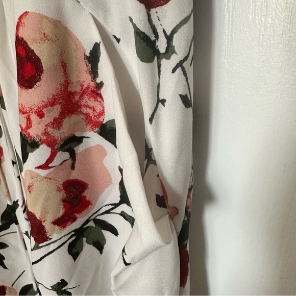 Aritzia Wilfred Sabine Dress White Floral Size L - Picture 5 of 12